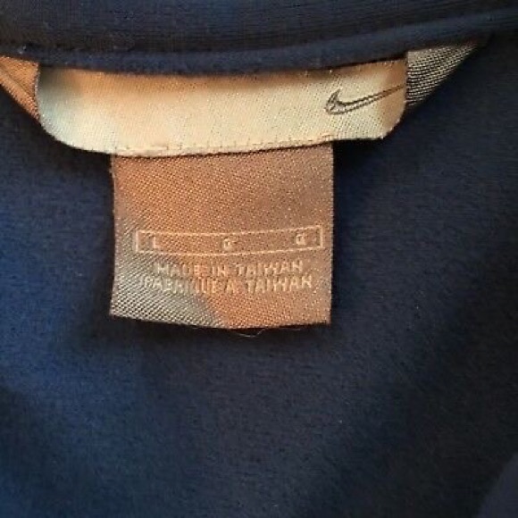 Nike Track Jacket XL Hooded blue with yellow trim - Picture 5 of 7